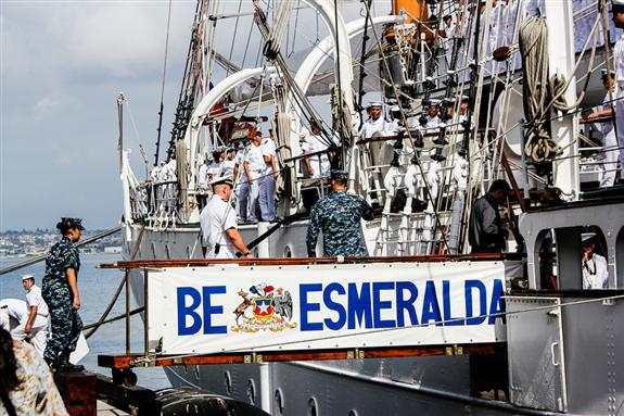 B.E. Esmeralda visiting San Diego