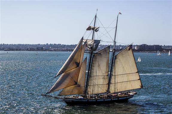 The Californian, official tall ship of the State of California