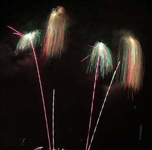 Fireworks over San Diego County