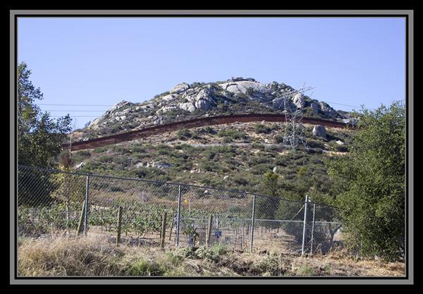 Border fence with Mexico, State Route 94, San Diego County, California