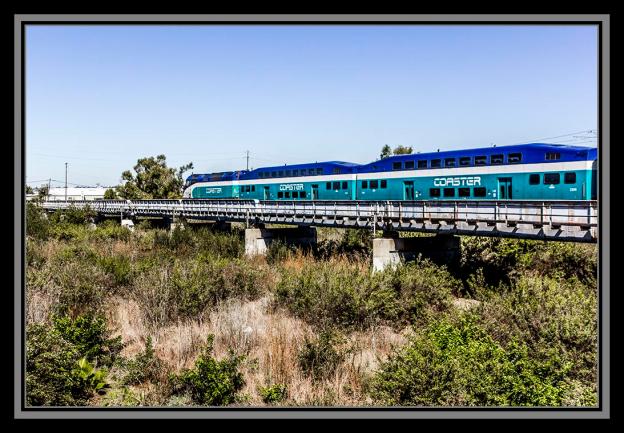 Coaster commuter train, San Diego, California
