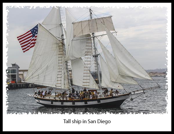 Tall ship in San Diego