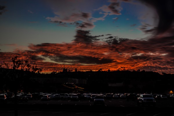 Sunset in El Cajon, California