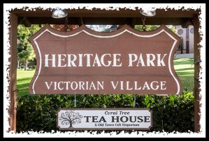 Heritage Park sign