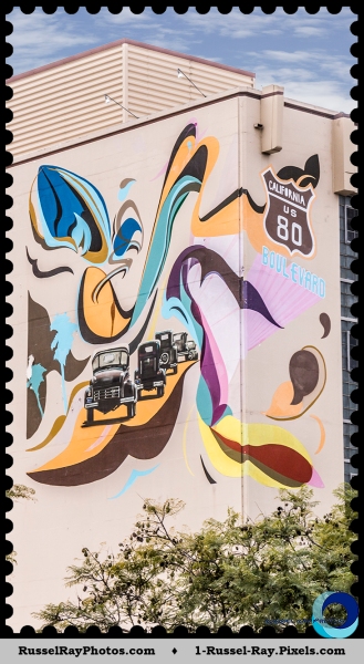 Mural at 3727 El Cajon Boulevard, San Diego, California