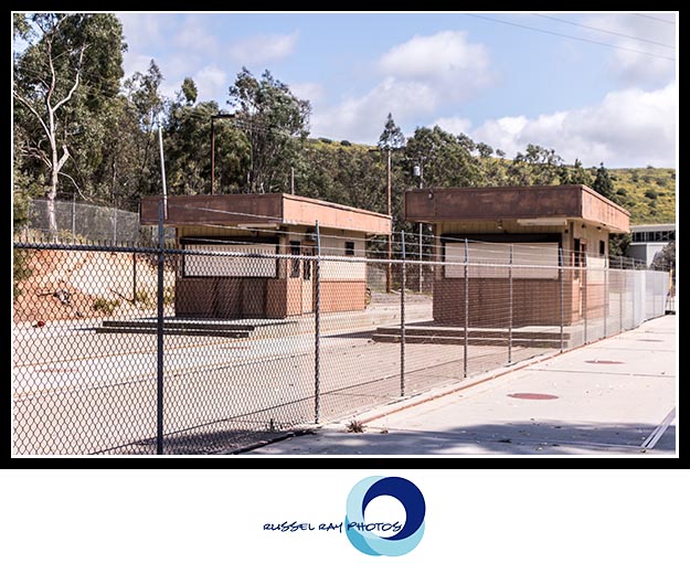 Dead sewage treatment plant in San Elijo Hills, San Diego County, California
