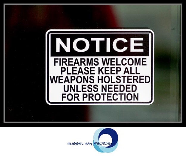 Firearms welcome