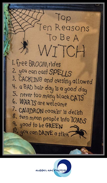 Reasons to be a witch at The Warm Hearth in Julian, California