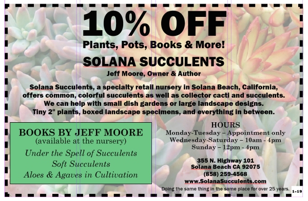 Solana Succulents 10% discount coupon